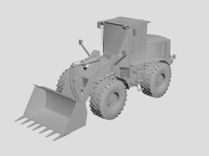 Backhoe loader 3D 모델