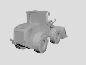 Backhoe loader 3Dモデル