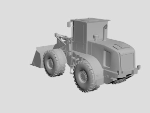 Backhoe loader 3Dモデル