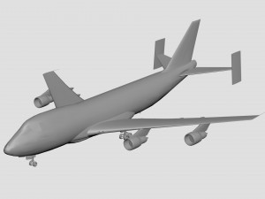 Boeing 747 3D Model