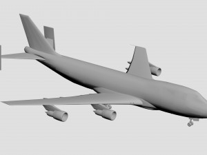 Boeing 747 Modelo 3D
