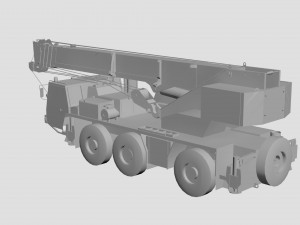 Crane kato Model 3D