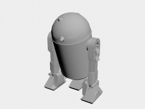 R2 d2 star wars Model 3D