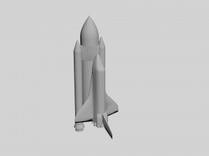 Shuttle 3D 模型