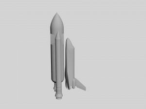 Shuttle 3D 模型