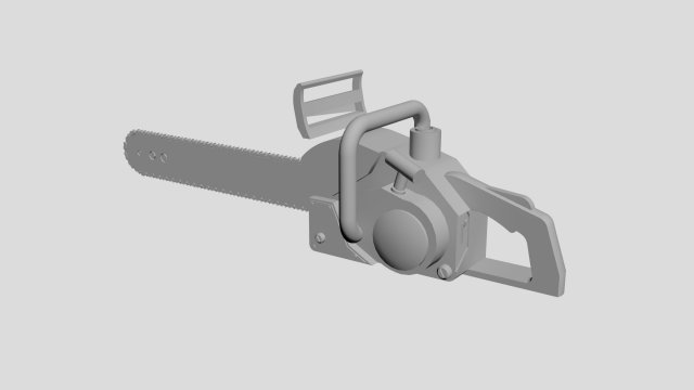 Chainsaws 3D Model .c4d .max .obj .3ds .fbx .stl .blend 