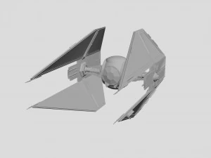 Intercettore TIE-IN Modello 3D