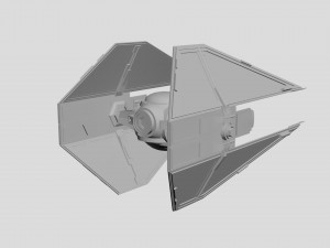 TIE-IN interceptor 3D Model