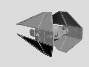 TIE-IN interceptor 3D Model