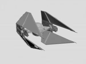 TIE-IN interceptor 3D Model