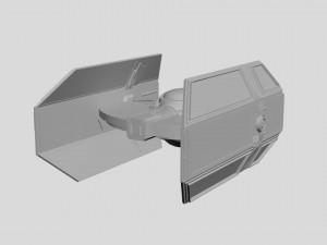 TIE Advanced x1 star wars 3D Model