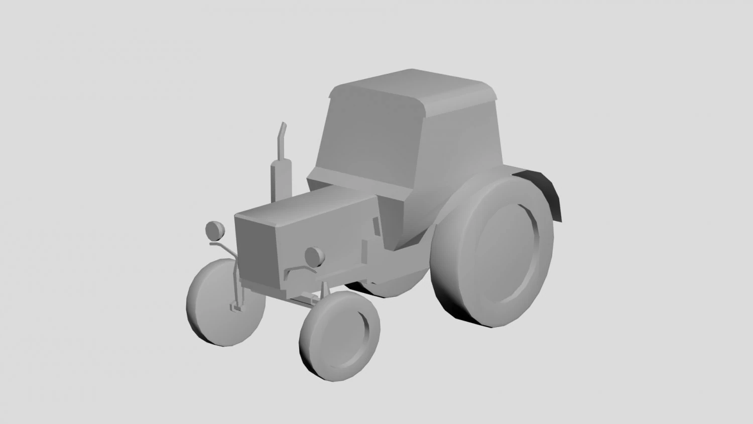 Tractor concept 3D Model .c4d .max .obj .3ds .fbx .stl .blend 