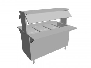 Food counter Modelo 3D