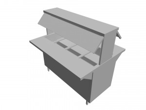 Food counter Modelo 3D