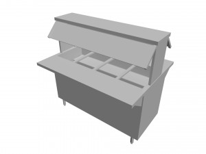 Food counter Modelo 3D
