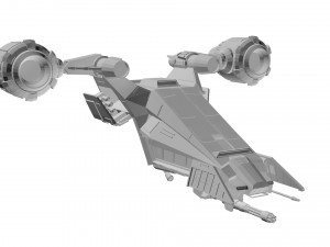 Starfighter concept 3D 모델