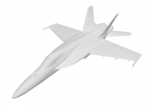 Military aircraft concept 3Dモデル