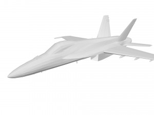 Military aircraft concept 3D 模型