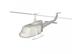 Konzept eines Milit&auml;rhubschraubers 3D Modell