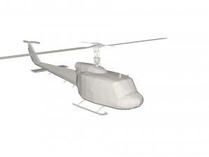 Military Helicopter concept 3D 模型