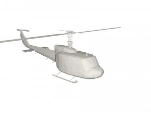 Military Helicopter concept 3D Model