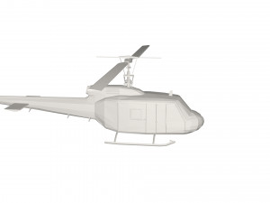 Military Helicopter concept 3D 模型