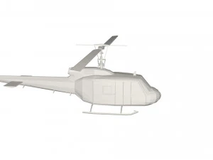 Military Helicopter concept 3D Model