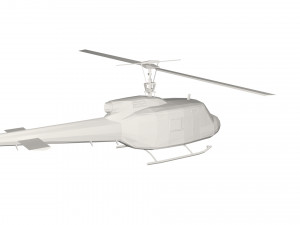 Military Helicopter concept 3D 模型