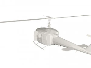Military Helicopter concept 3D Model