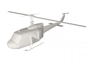 Military Helicopter concept 3D 模型