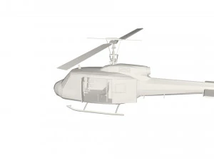 Military Helicopter concept 3D Model