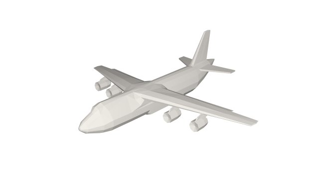 Military Plane concept Model 3D .c4d .max .obj .3ds .fbx .stl .blend 