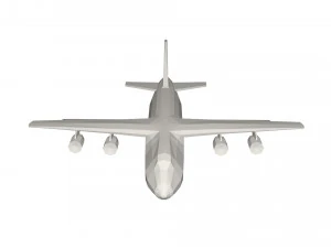 Military Plane concept 3D Model