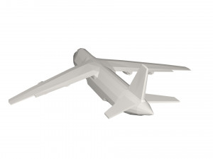 Military Plane concept Model 3D