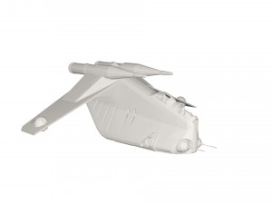 Spaceship concept Model 3D
