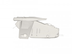Spaceship concept Model 3D