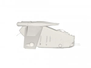 Spaceship concept 3D Model