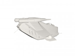 Spaceship concept Model 3D