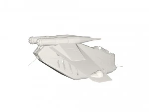 Spaceship concept 3D Model
