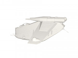 Spaceship concept Model 3D