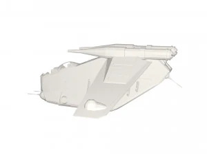 Spaceship concept 3D Model