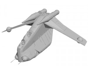 Spaceship concept Model 3D