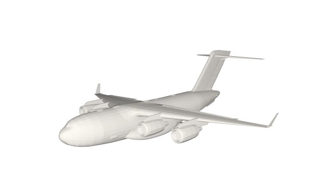 Military Plane concept Modello 3D .c4d .max .obj .3ds .fbx .stl .blend