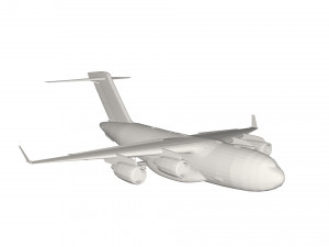 Military Plane concept Modello 3D