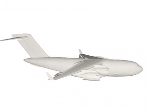 Military Plane concept Modello 3D