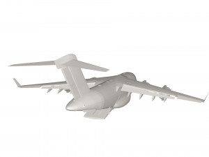 Military Plane concept Modello 3D