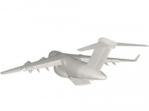 Military Plane concept Modello 3D