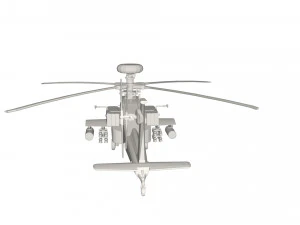 Military Helicopter concept 3D Model