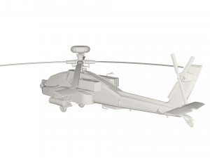 Military Helicopter concept 3D Model
