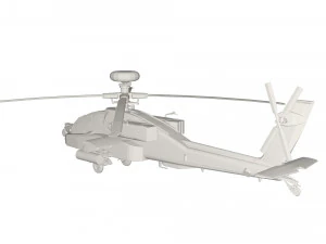 Military Helicopter concept 3D Model